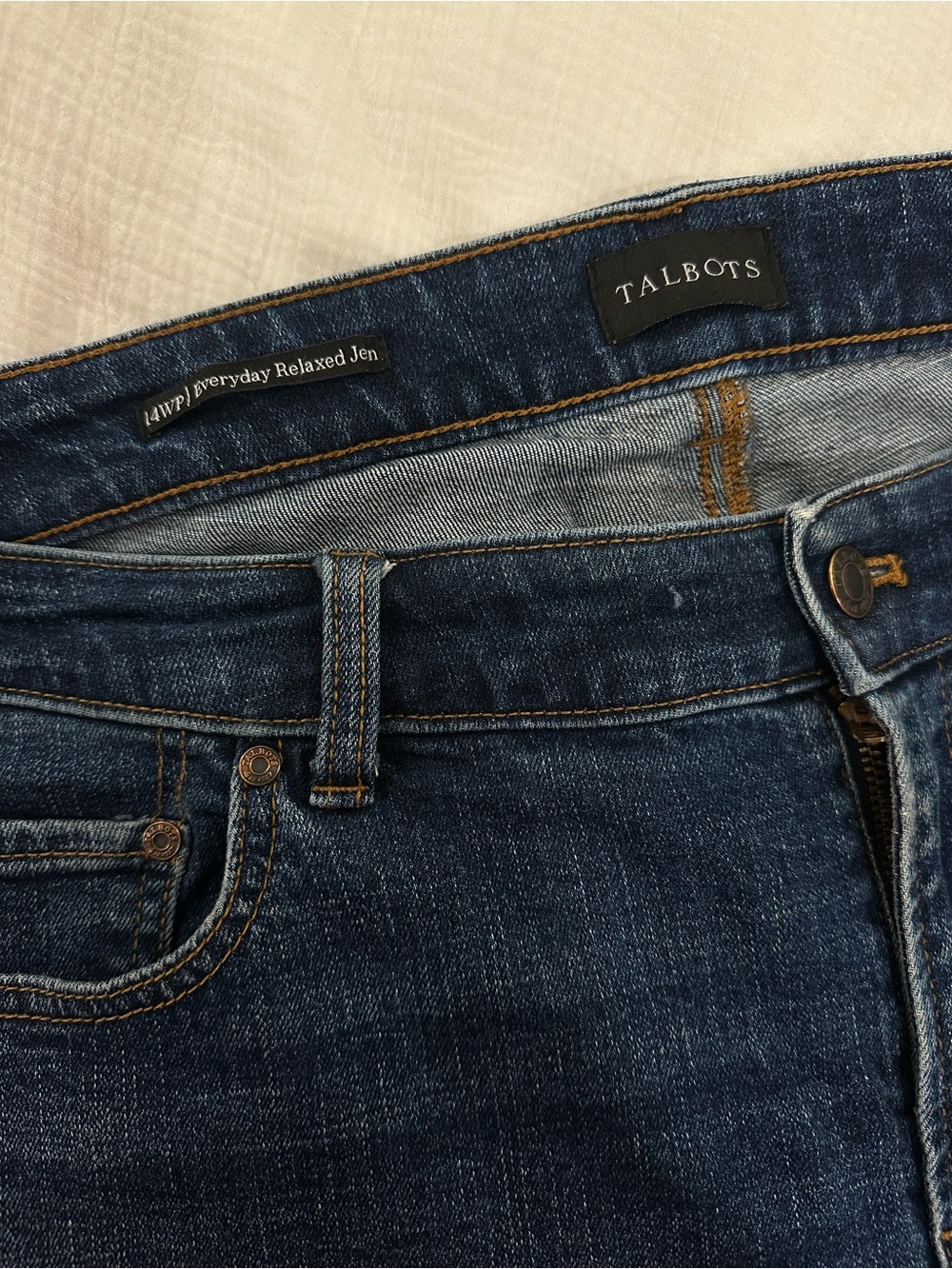 Talbots Dark Blue Denim Jeans